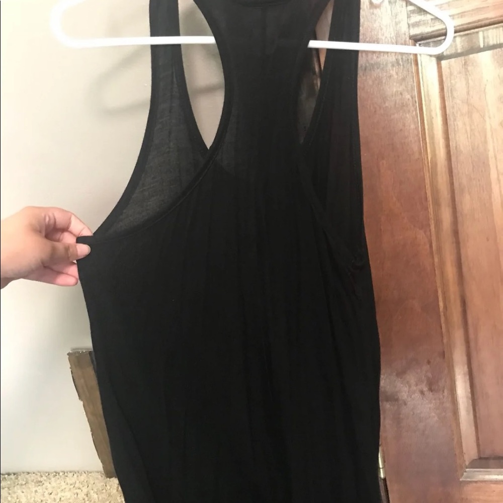 No selfie control racer back tank size medium